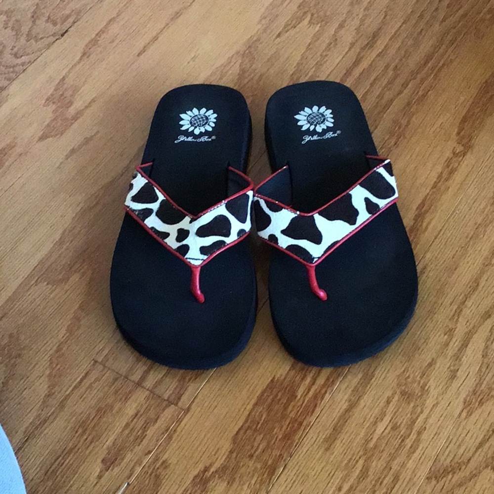 Yellow Box Sandals